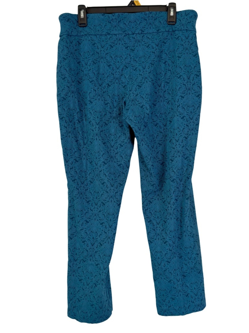 3/$20 Cato Teal/Blue Patterned Pull-On Pants - Picture 2 of 4